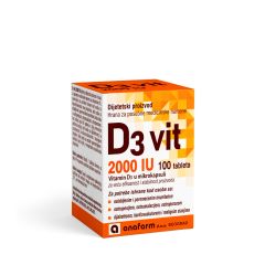 Vitamin D3 2000IU 100 tableta