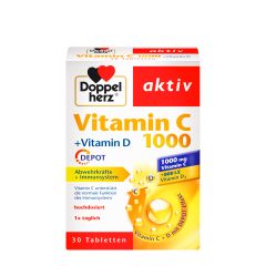 Vitamin C 1000mg + Vitamin D 30 tableta
