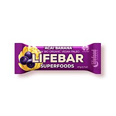 Organski Lifebar Superfoods acai banana 47g
